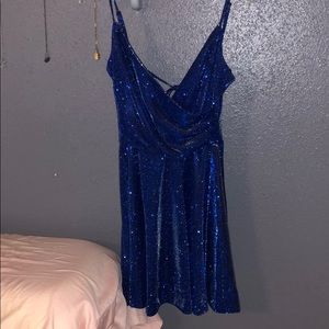 Royal Blue Homecoming Dress